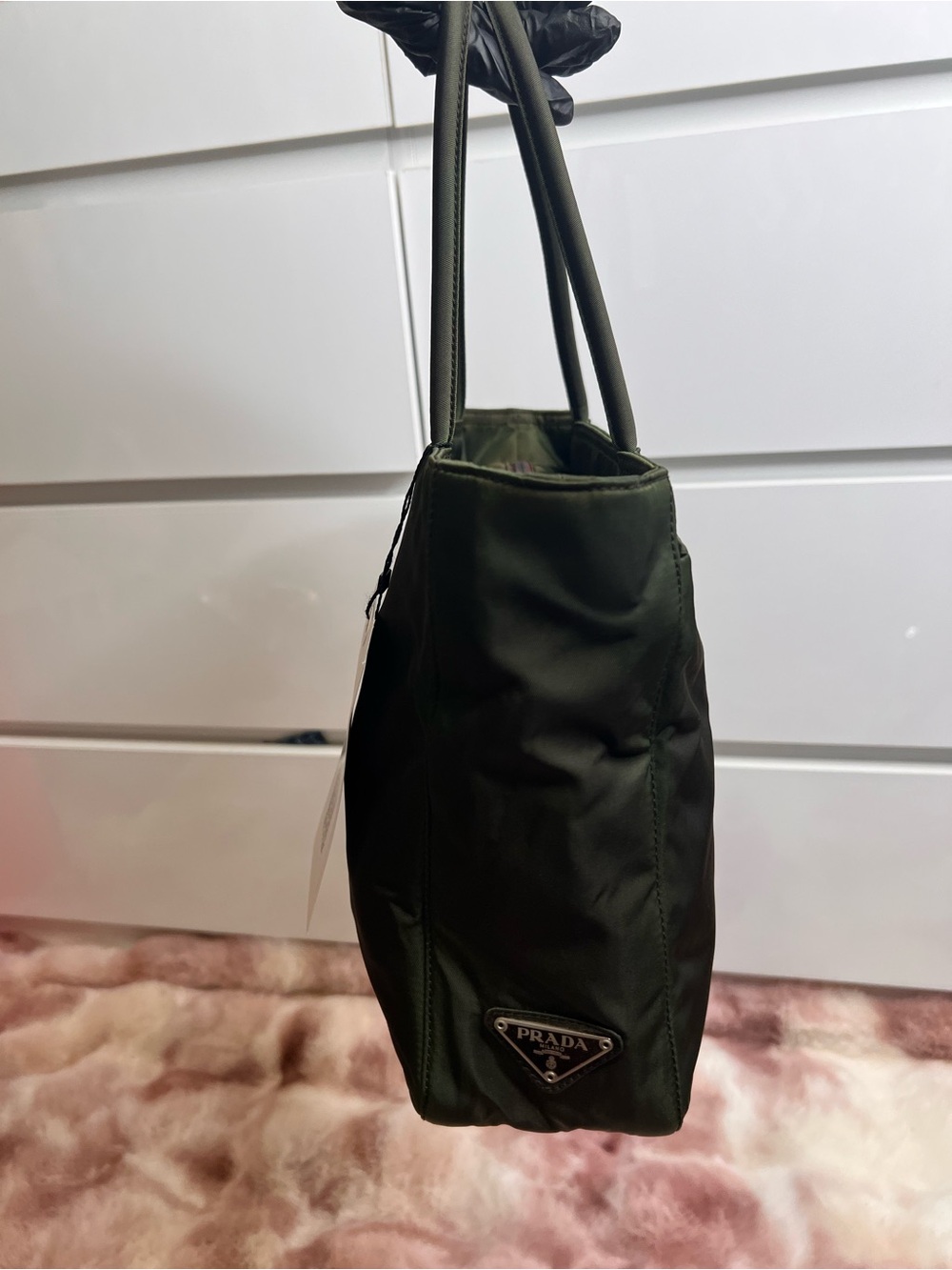Prada Dark Green HandBag